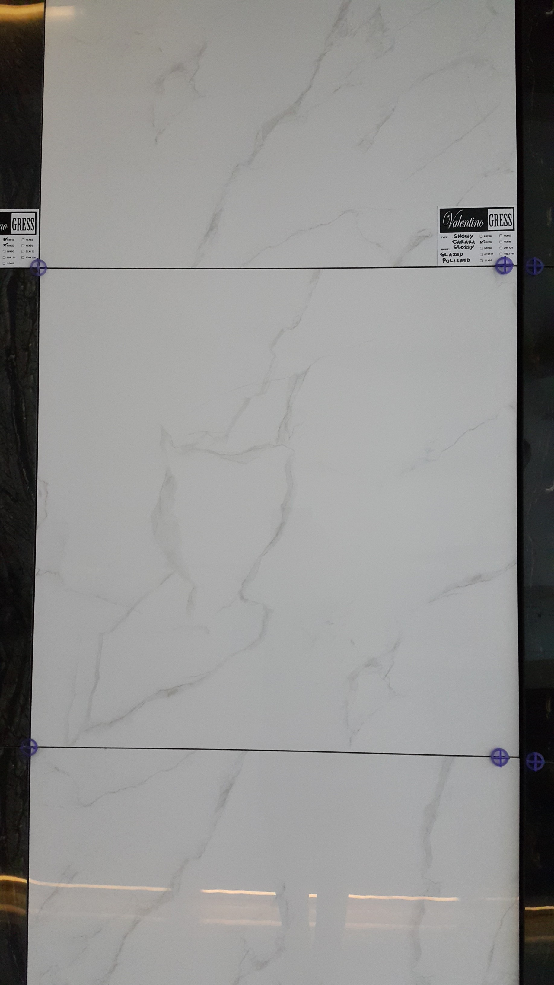 VALENTINO GRESS Valentino Gress Snowy Carara 60x60 - 3